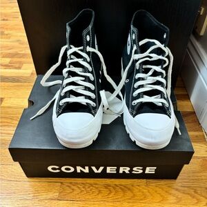 Converse Black and White High-Tops